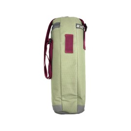 Cool Bag for Bottles, Bottle Cooler Bag up to 1.5 L, 12 x 32 cm, Light Green, Cool Box, Cool Bag with Adjustable Shoulder Strap, Small Cool Bag for Drinks, Cool Box for Outdoors, Travel