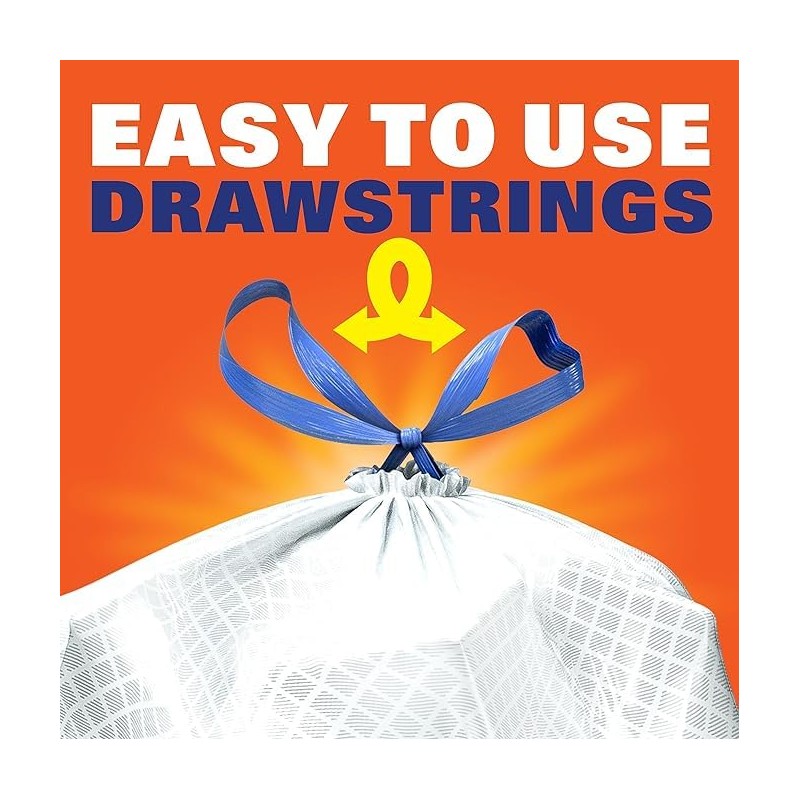 Hefty Ultra Strong Tall Kitchen Trash Bags Variety Pack, Cinnamon