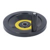 Revolving Handle Hand Wheel 18x200mm Backside Corrugated Hand Crank Handwheel