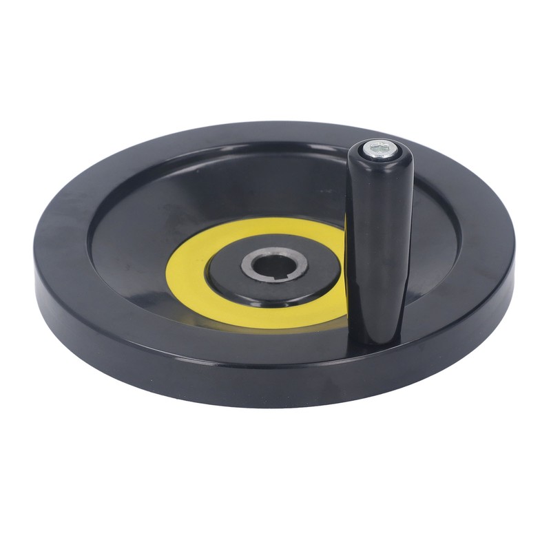 Revolving Handle Hand Wheel 18x200mm Backside Corrugated Hand Crank Handwheel