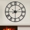 LEIKE 80CM Extra Large Wall Clock - 31" Oversize Modern