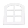 6PCS Dollhouse Windows Miniature Window Frame Ornament 1:12 Scale Dollhouse