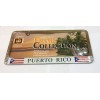 D&D PUERTO RICO FLAG PLAIN CHROME METAL LICENSE PLATE FRAME