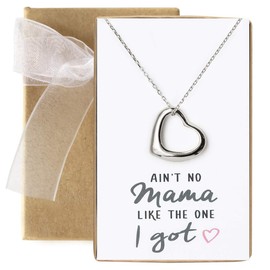 Heart Necklace, Sterling Silver Necklace for Women