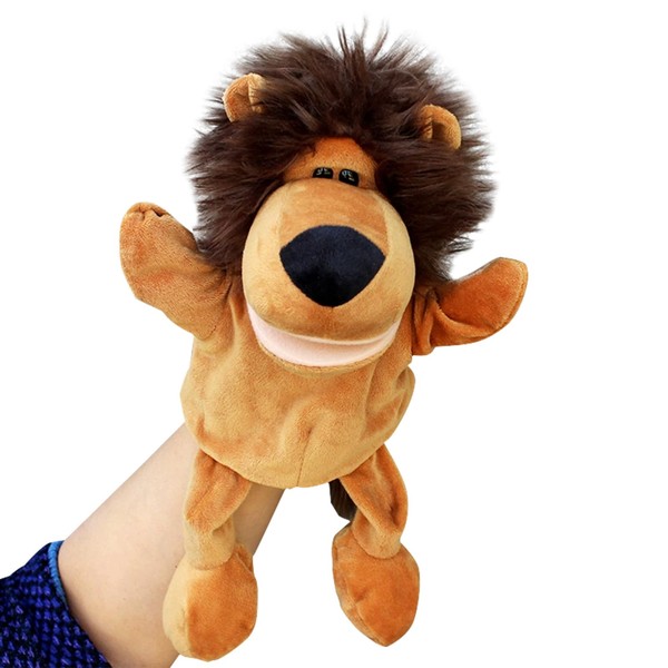 Animal Hand Puppets for Children, Lion Hand Puppets, Storytelling Hand
