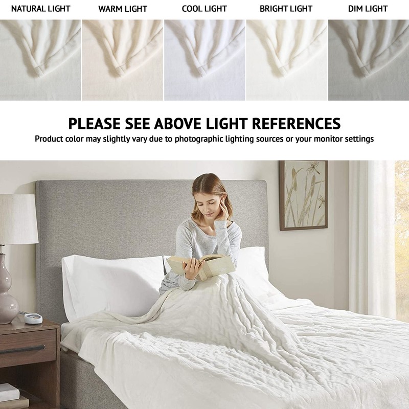 Beautyrest Heated Electric Blanket for Cold Weather, Fast Heating Heated