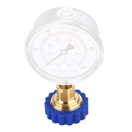 MEASUREMAN Water Pressure Test Gauge Water Faucet Adaptor, Lead-Free Brass Adapter, Garden Hose Connector, Adapter, Garden Hose Fitting