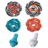 Beyblade X, Clamp Crab 9-65S BX e Crest Leon 4-55A