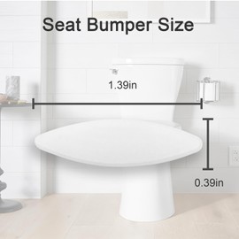 8Pcs Toilet Seat Bumpers Replacement for Kohler 1133070 1236365, for KOHLER Toilet Seat Bumpers Rubber Non-Slip Stable Silent Cushion Toilet Seat Parts