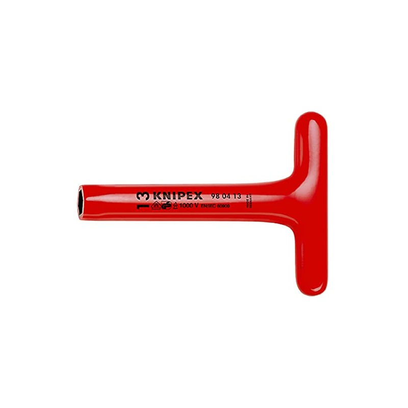 kunipekkusu KNIPEX 9804 – 13 Insulated T-Handle Wrench nx-1000 V