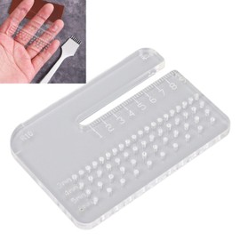 Leather Stitching Punch Aid Plate Multi Functional 4 mm Thick Acrylic Leather Punching Puller