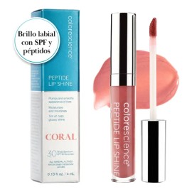 Colorescience Lip Shine | Lip Gloss De Colágeno | Tono Coral