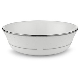 Lenox Opal Innocence All-Purpose Bowl, white and platinum