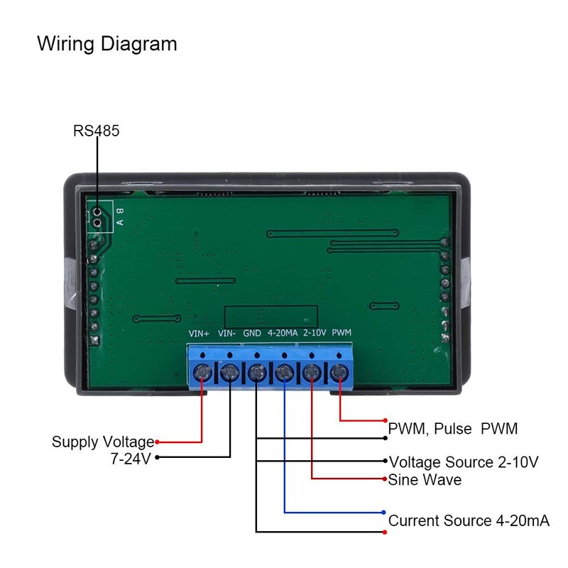 WSFG-06 PWM Signal Generator Module, 4-20mA 2-10V Pulse Generator Adjustable
