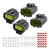 JUUDDENPARTS 2 Kit 10 Pin Electrical Connector Plug, Waterproof Electrical