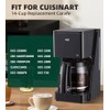 Cafetera de repuesto de 14 tazas compatible con Cuisinart DCC-2200