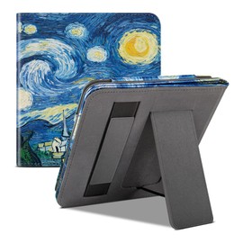 Case Cover Compatible with Kobo Libra 2 Slim Premium PU Leather Cover with Stand Starry Night
