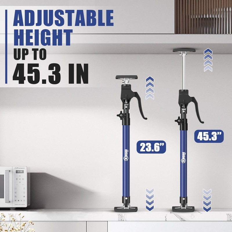 XINQIAO Cabinet Jacks for Installing Cabinets, Heavy Duty Third Hand