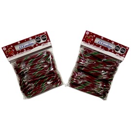 Bastoncito Navideño Celocinta - Caramelo macizo sabor menta - 20 piezas c/u - 80 g c/u - 2 paquetes