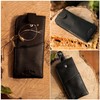 Gusti Leder studio "Kane" Genuine Leather Glasses Sunglasses Case Holder