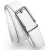CHAOREN Men's Business Belt, Auto Lock, Large Size, Genuine Leather,