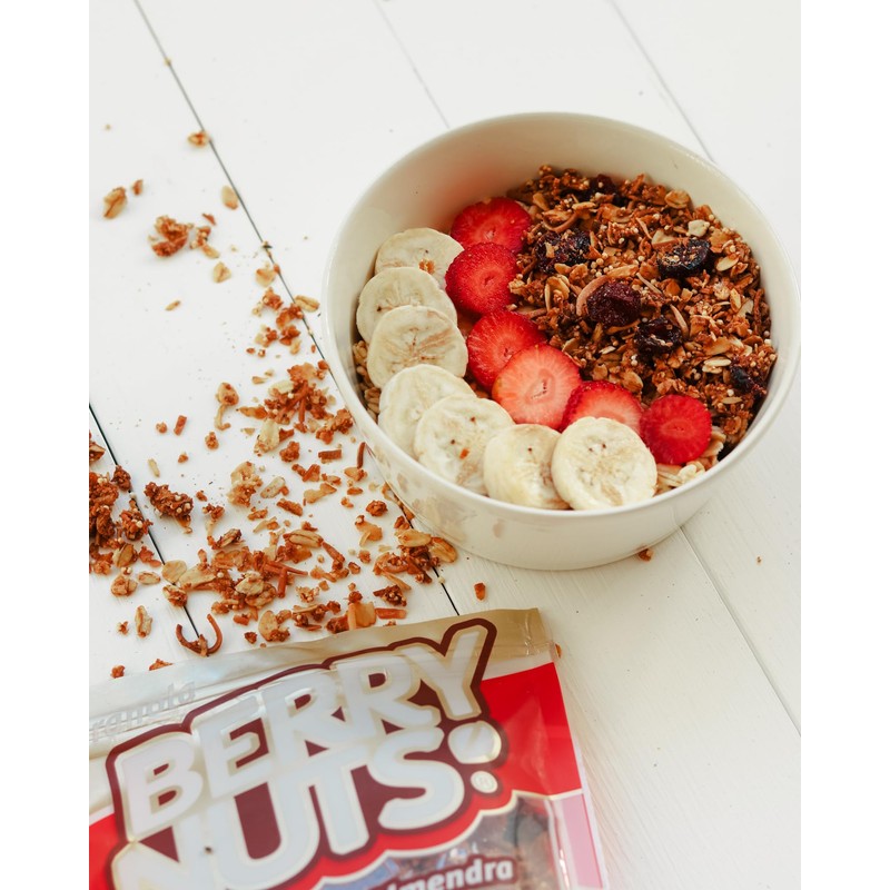 Berry Nuts® Granola Arándano y Almendra, Bolsa 360gr.