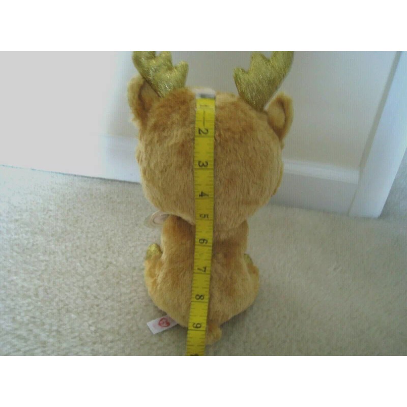 Ty, Glitzy Reindeer 2018 Release Medium 9" tall Boo and