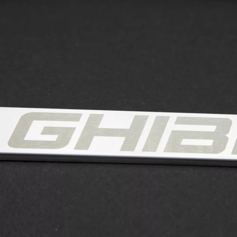 KA Depot One Ghibli Laser Engraved Stainless Steel License Plate