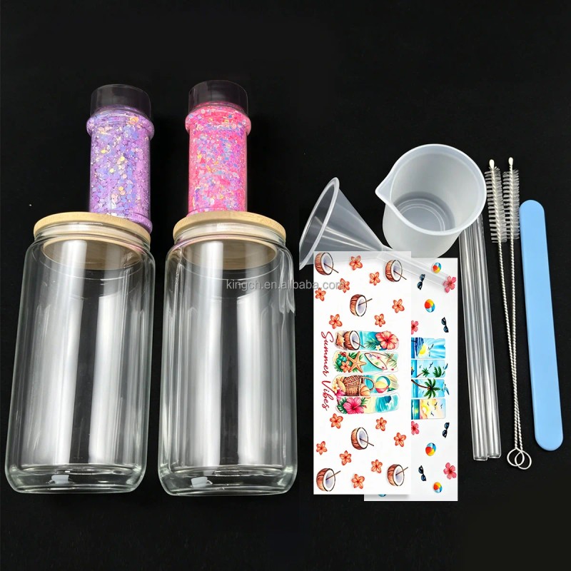 Snow Globe Tumbler DIY Kit s 16 oz Double Wall