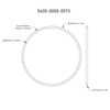 5Pcs Round Rubber Motor Belt Industrial Mechanical Equipment Transmission Parts