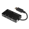 4‑in‑1 Adapter Cable Displayport to HDMI/VGA/DVI/Audio Converter Multifunction