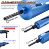 DaduoRi 1" Dry Core Drill Bits, 2-Piece with 3 Adapters