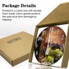 Britimes Round Wall Clock Silent Non-Ticking Battery Operated Clock 10