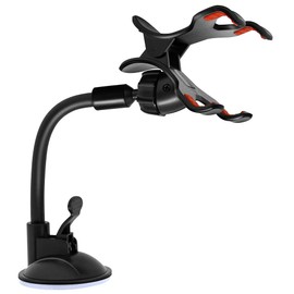 Ramtech Car GPS Windshield Dual Clip Suction Cup Mount, Compatible with Escort Passport 4200 4500 4600 5000 6800 7500 7500s 8500 8500 X50 9500i 9500ix C65 S55 SC55 X70 X80 Radar Laser Detector, WMCF