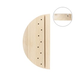 Ideen mit Herz Wooden Stand, Design 5, 16.8 cm x 8.3 cm x 3 cm, 1 Slot and 9 Holes