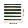 Allegra K Women's Striped Scarf, Neckerchief, Square Scarf, Hair Ornament,