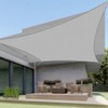 ECOOPTS 8'x8' HDPE Sun Shade Sail Rectangle Canopy Shades for