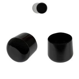 FUX Pack of 10 Pieces, Plastic End Caps, round, Furniture pads, 10mm to 120mm, floor protector for chairs, Tube Inserts, Lamellar Pipe Plugs (Outside-Ø: 35-36mm)