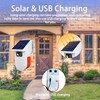 QXMH WiFi Solar Outdoor Motion Sensor Alarm: Tuya Solar Strobe