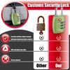 TSA Luggage Locks, 2 Pcs 3 Digit Combination Padlock, Travel