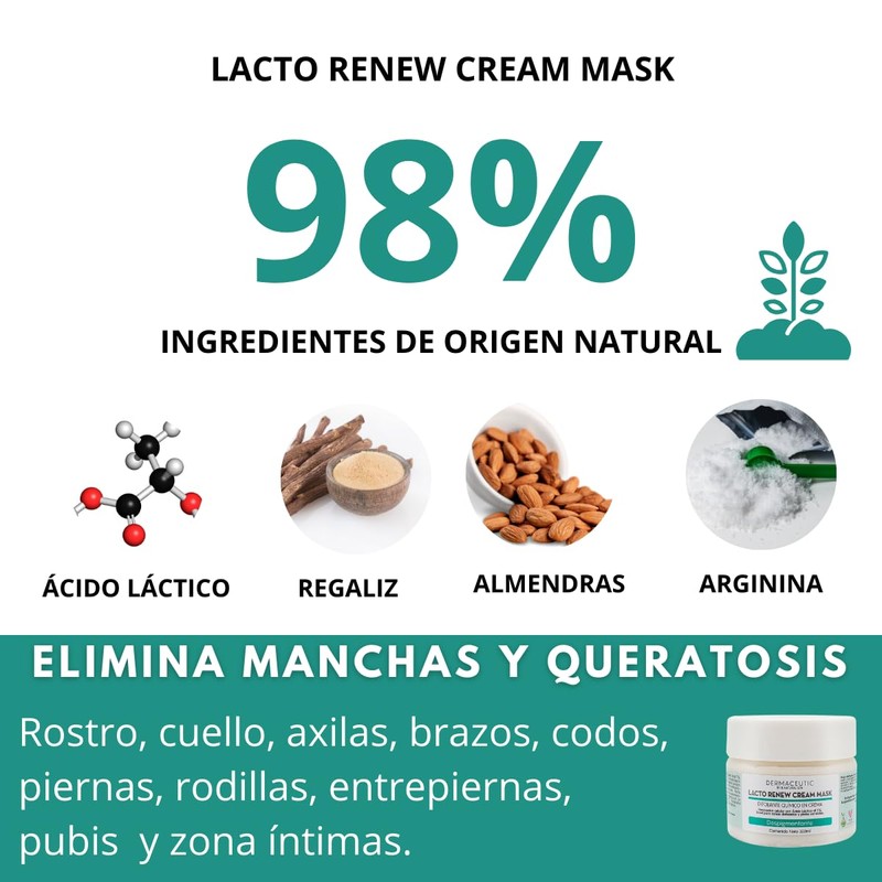 Lacto Renew Cream Mask Exfoliante Despigmentante