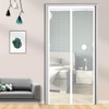 White Screen Doors with Magnets 80 x 200 cm, Fly