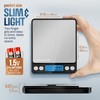PORTENTUM Digital Kitchen Scale 500g/0.01g - Food or Mail, Electronic,