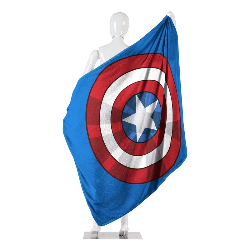 Marvel's Avengers, "The Shield" Micro Raschel Throw Blanket, 46" x