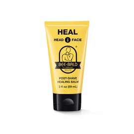 Bee Bald HEAL Post-Shave Healing Balm Immediately Calms & Soothes Damaged Skin, Treats Bumps, Redness, Razor Burn & Other Shaving Related Irritations.