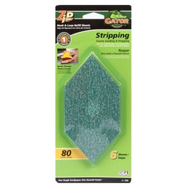 ALI INDUSTRIES 7202 80 Grit Sand Sheet, 6-Pack