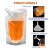 12Pcs Drinks Flasks - Juice & Food Grade Plastic Flasks,