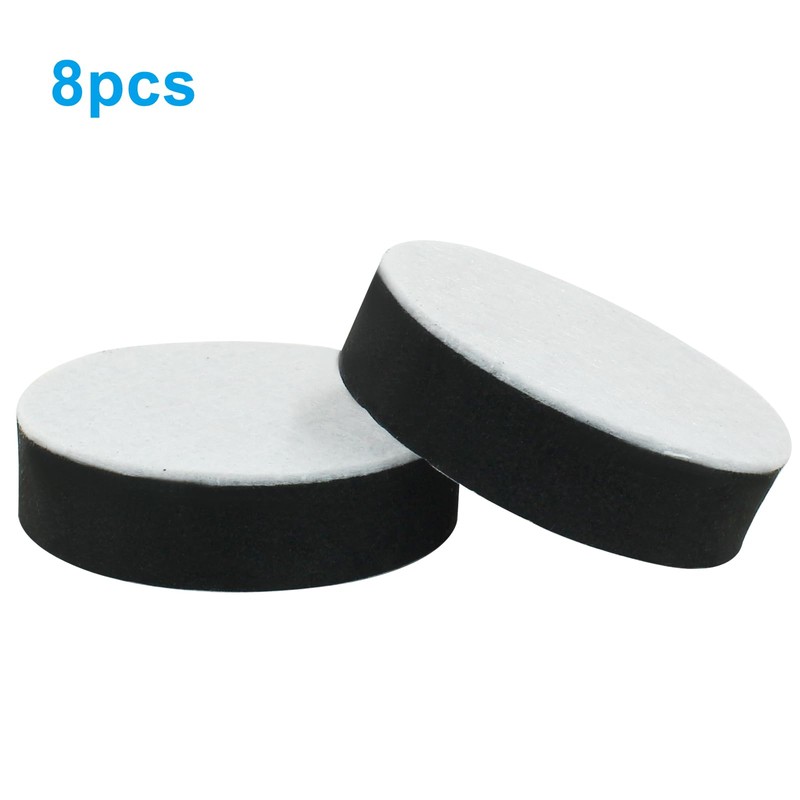 LifCratms 8 Pcs Round Furniture Bed Risers, Self-Adhesive Sofa Tables