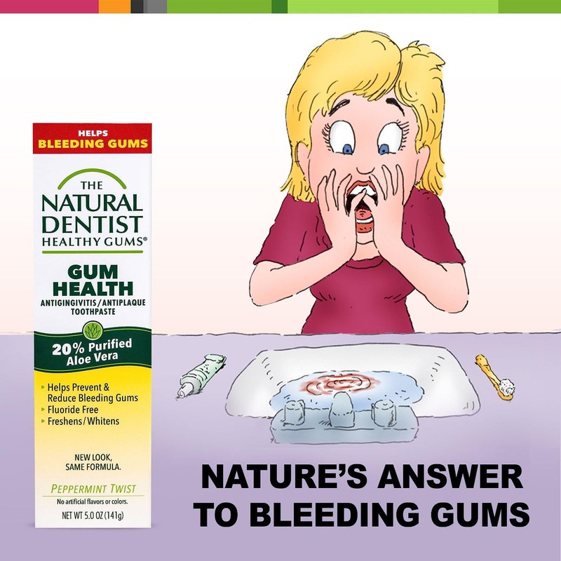 The Natural Dentist Gum Health Toothpaste, 20% Purified Aloe Vera