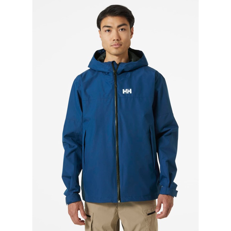 Helly-Hansen Men's Active Ocean Bound Jacket, 606 Deep Fjord, Small